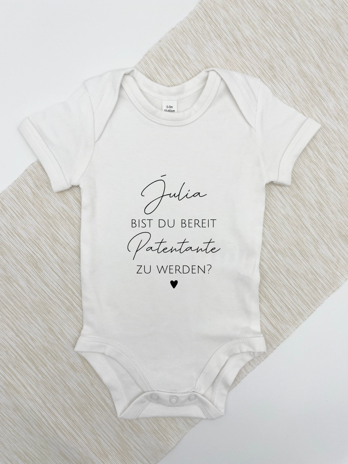 Baby Body "Bereit zur Patentante"