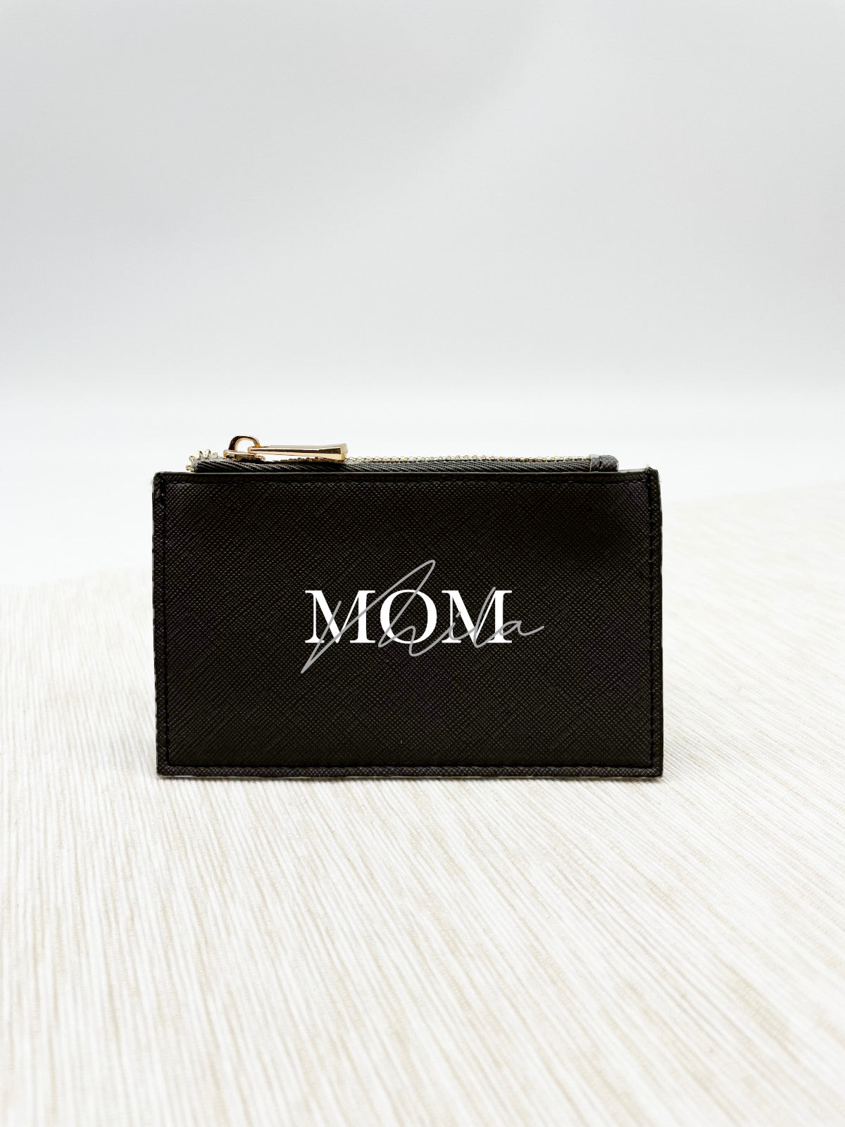 Mini Geldbörse mit Kartenfächern "Mom"
