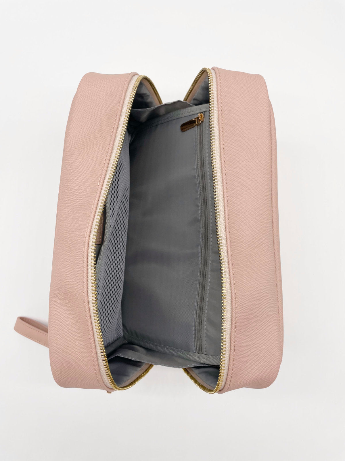 Vegane Wickeltasche Innenfach in Rosé Blush