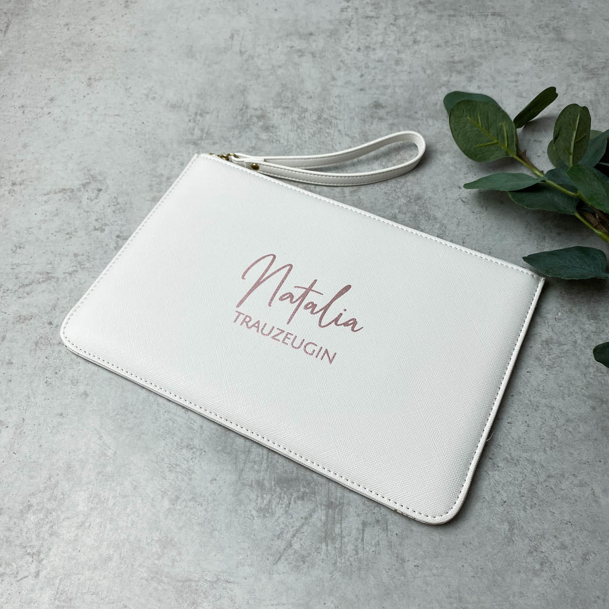 Clutch Abendtasche - Name & Bezeichnung Personalisiert