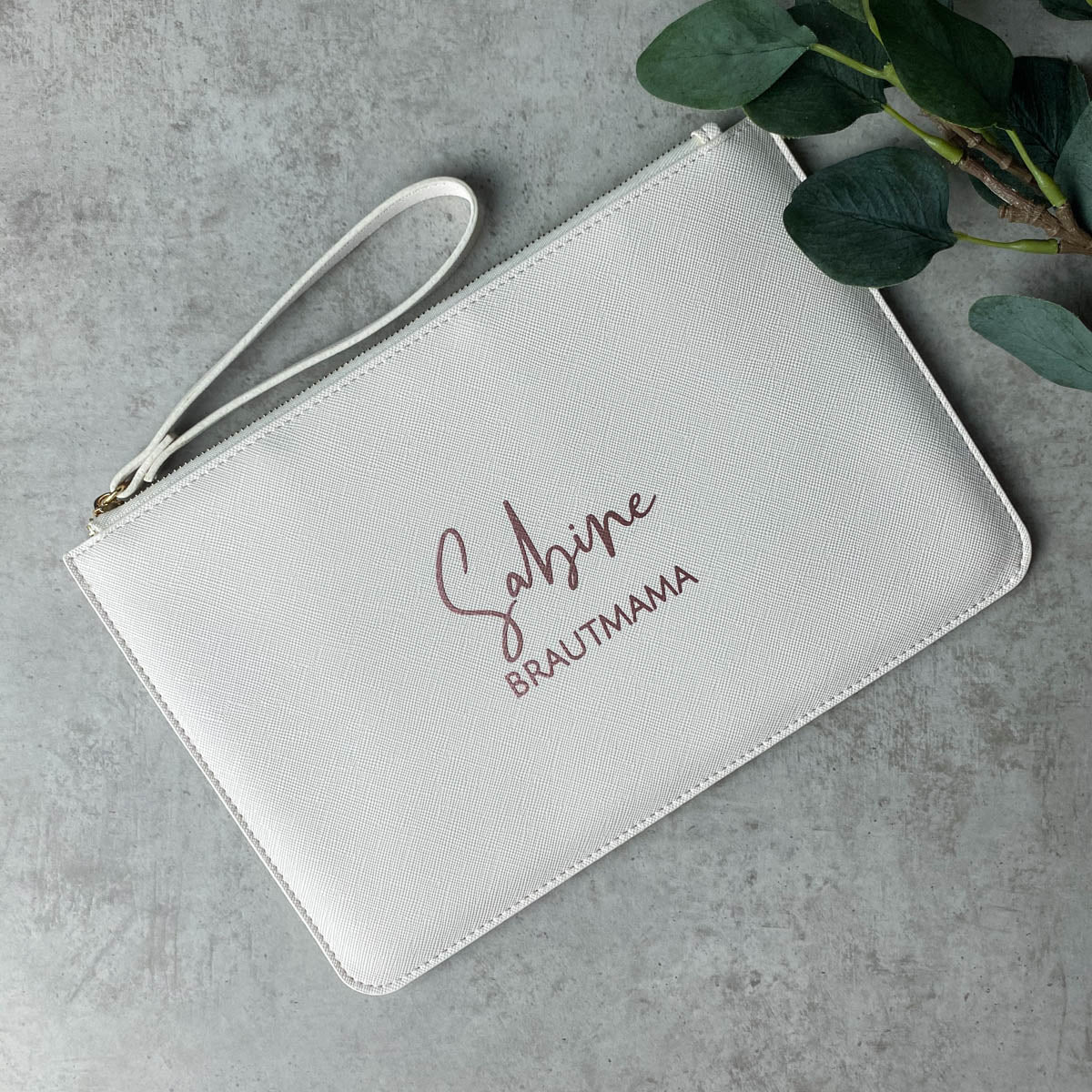 Clutch Abendtasche - Name & Bezeichnung Personalisiert