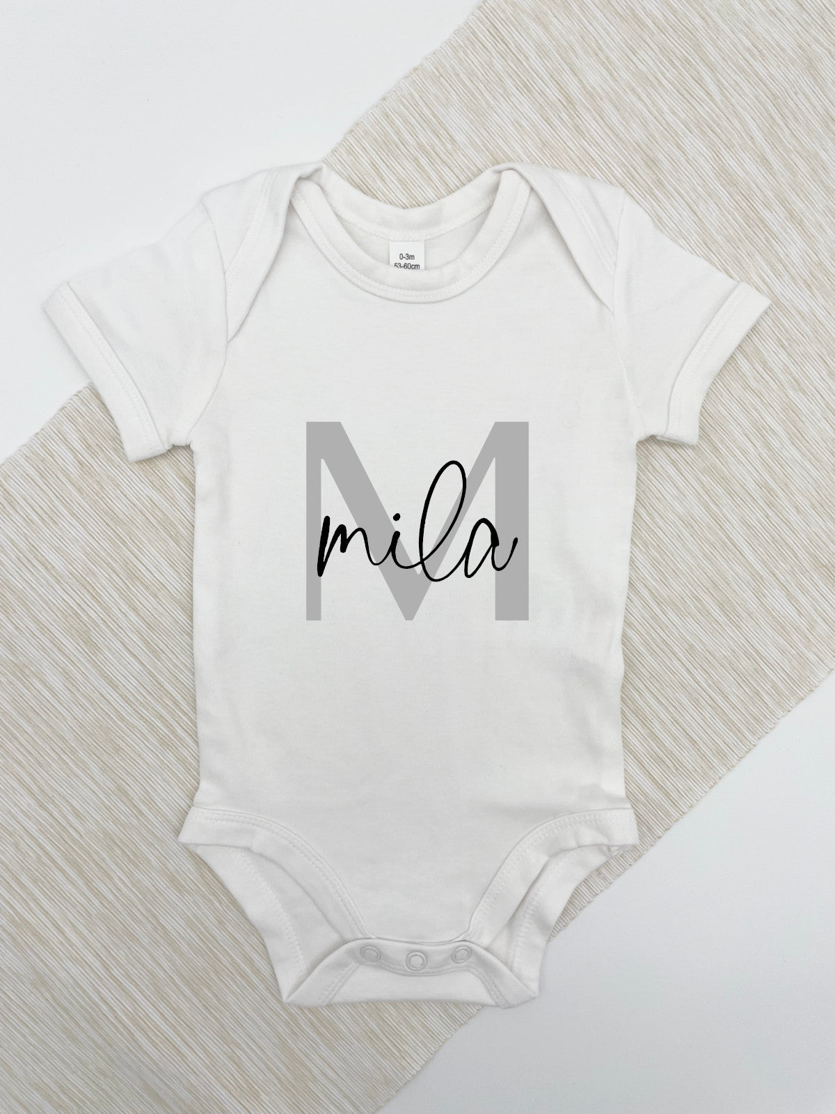 Baby Body Initial & Name