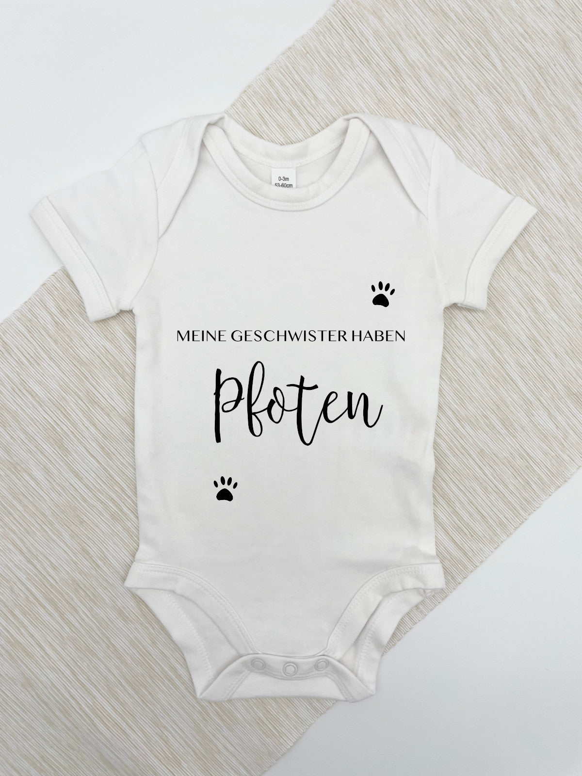 Baby Body "Meine Geschwister haben Pfoten"