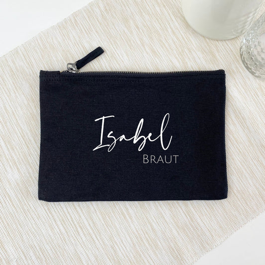 Große Kosmetiktasche Wonder Personalisiert "Name & Bezeichnung Untereinander"