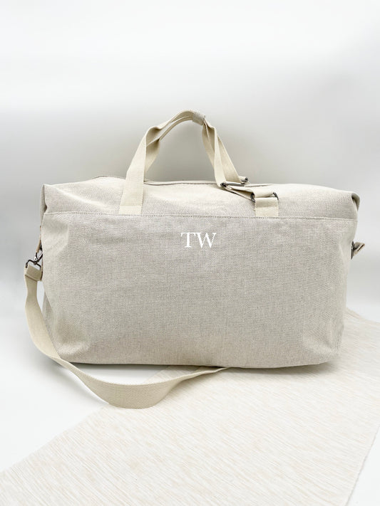 XL Unisex Tasche Personalisiert "Name" Weißer Druck